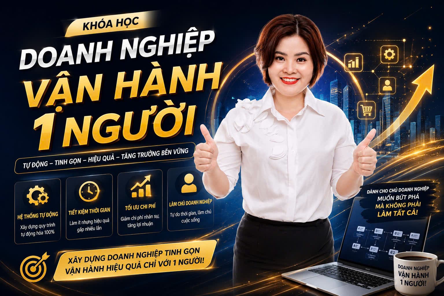 Doanh nghiệp vận hành 1 người